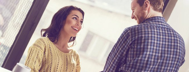 Flirten mit kollegen