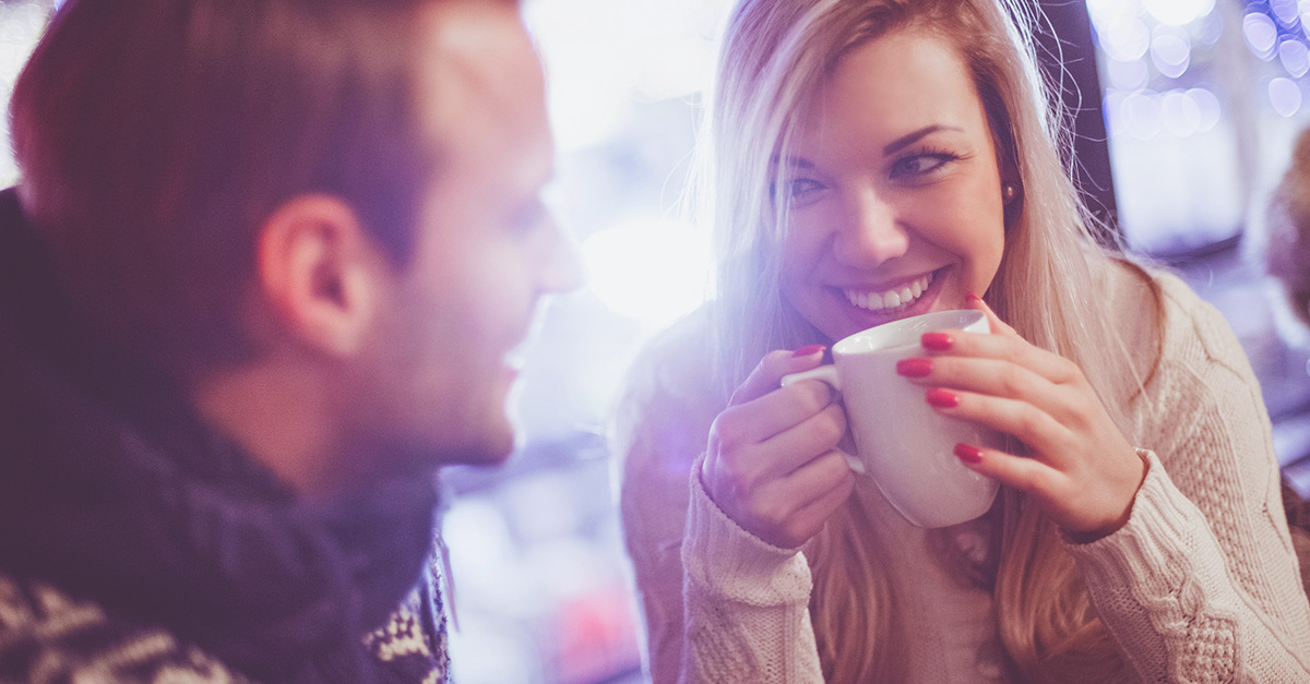 Flirten intensiver blickkontakt