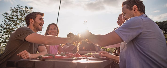 Singles München im Biergarten