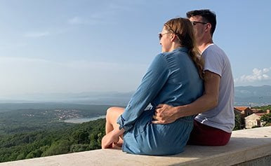 Der Auslandsaufenthalt stärkte die Beziehung von Martin und Michelle noch