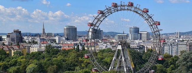 Panorama von Wien soll motivieren Singles aus Wien kennenzulernen